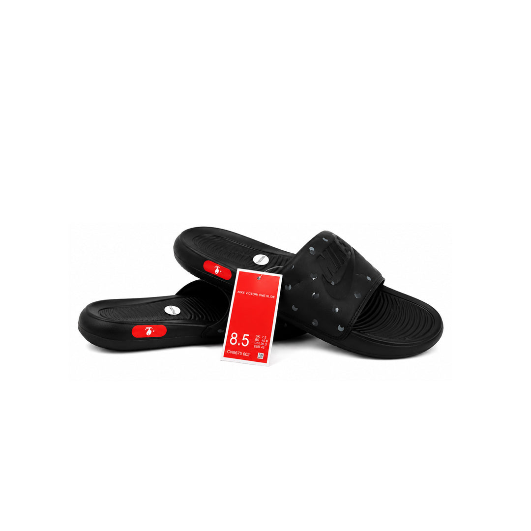 Nike Claquette Victori Black Pois