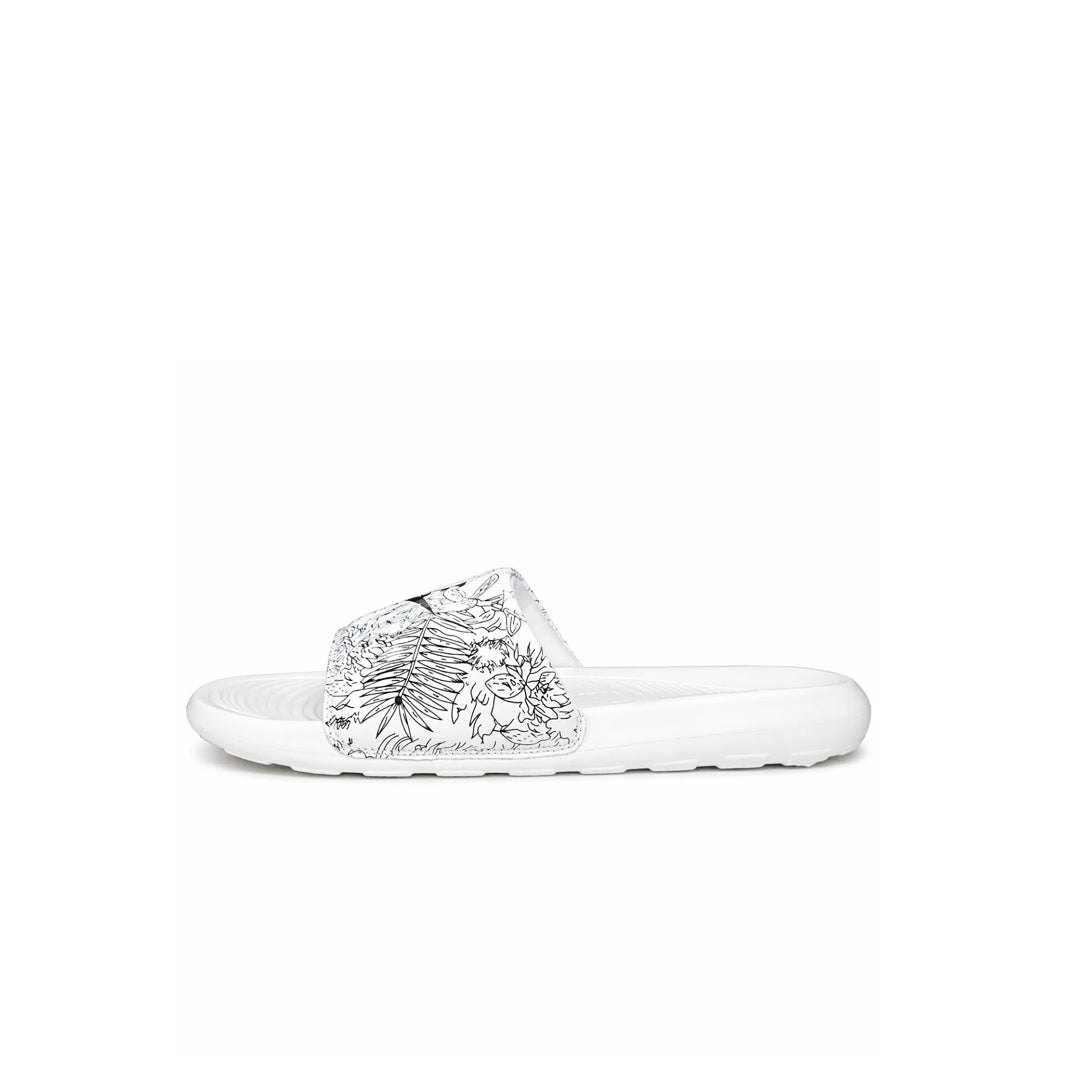 Nike Claquette Victori One White Print Grey