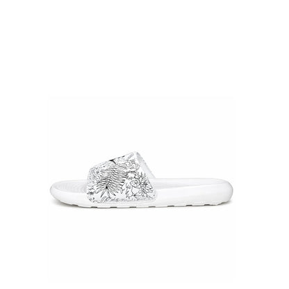 Nike Claquette Victori One White Print Grey