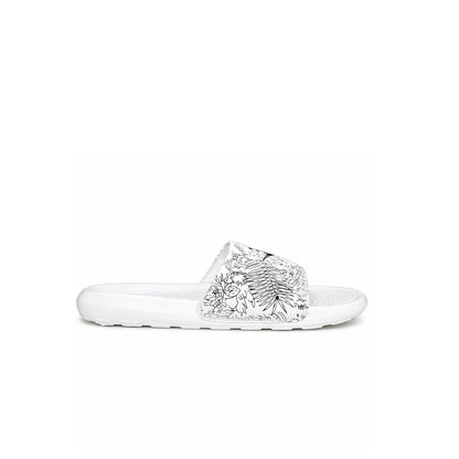Nike Claquette Victori One White Print Grey