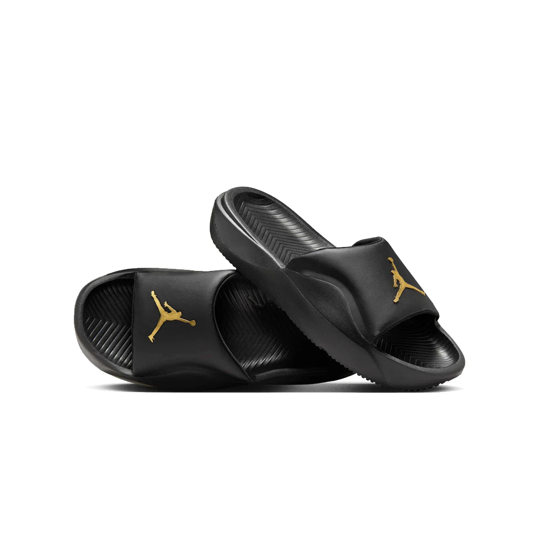 Nike Claquette Jordan Play Black Metallic Gold