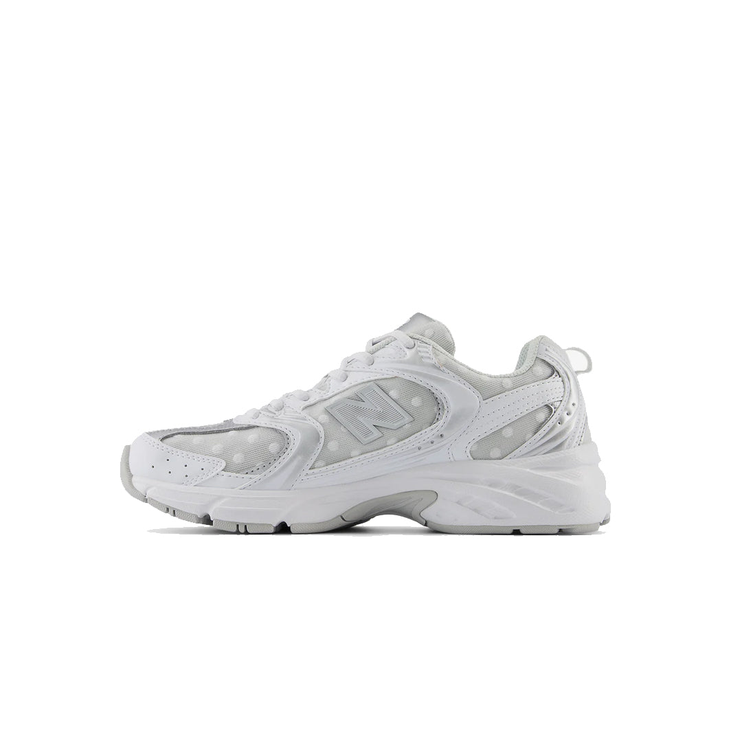 New Balance 530 White/Silver à Pois
